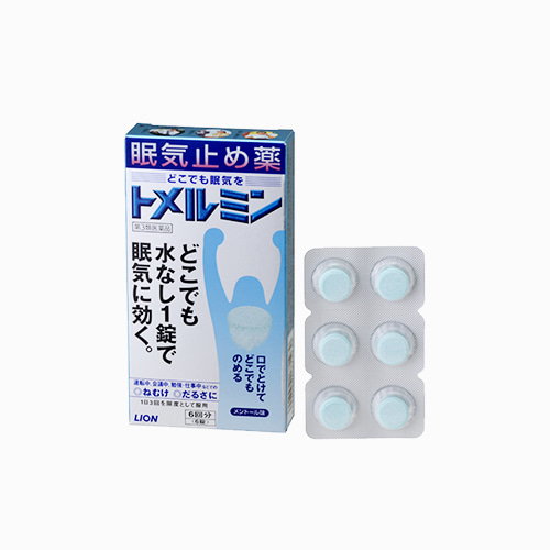 [LION] 토메루민 6정, 졸음, 나른함 억제 보조제