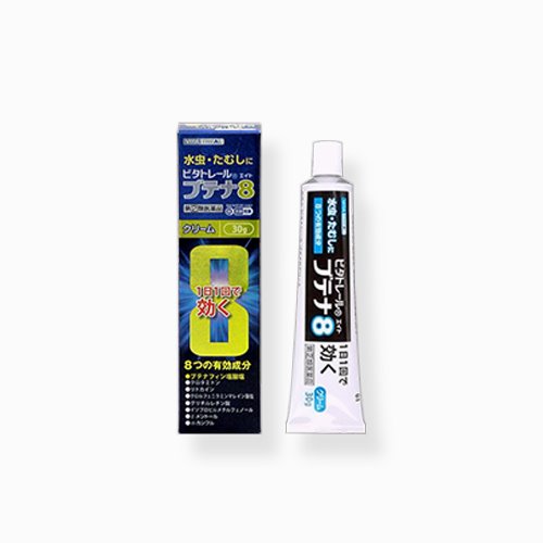 [VITATREAL] 비타토레루 부테나8 크림 30g, 일본 인기 무좀약