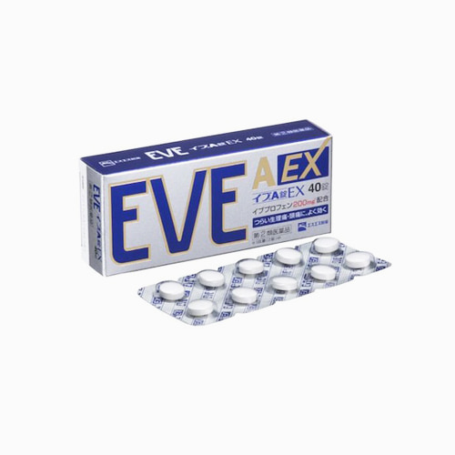 [SSP] EVE A EX, 이브 A EX 40정, 두통, 생리통, 치통 일본 대표 종합진통제